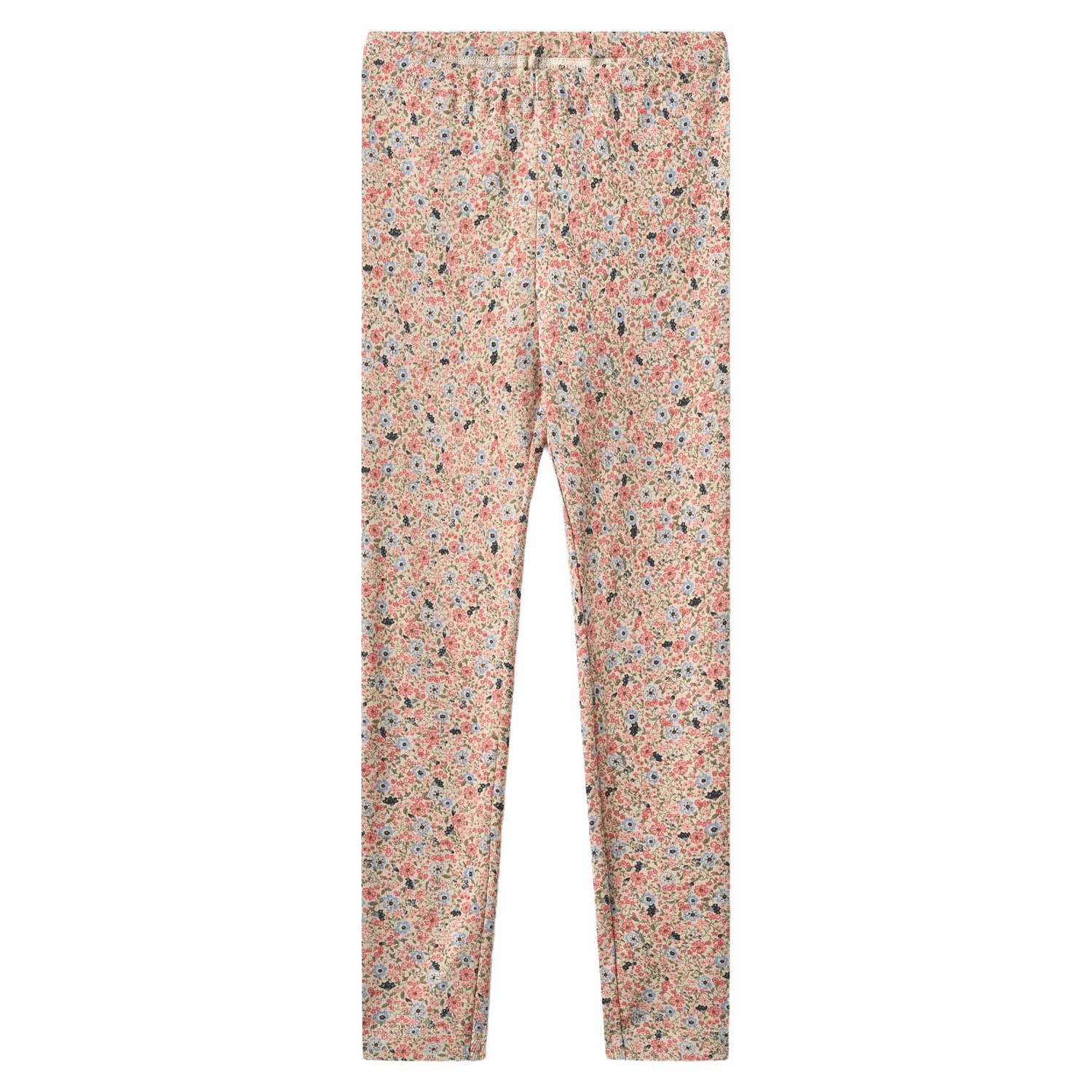 Wheat slim fit gebloemde legging roze lichtblauw