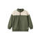 Wheat rechtvallende sweater - groen/ecru
