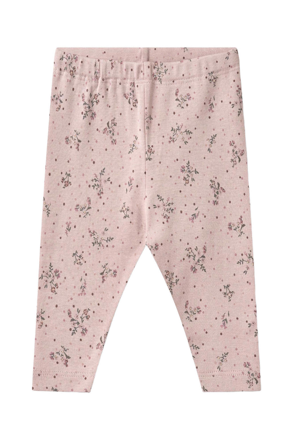 Wheat regular fit gebloemde legging - roze