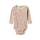 Wheat katoenen gebloemde romper - roze/beige/lichtblauw