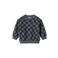 Wheat geruite sweater - antraciet/zwart
