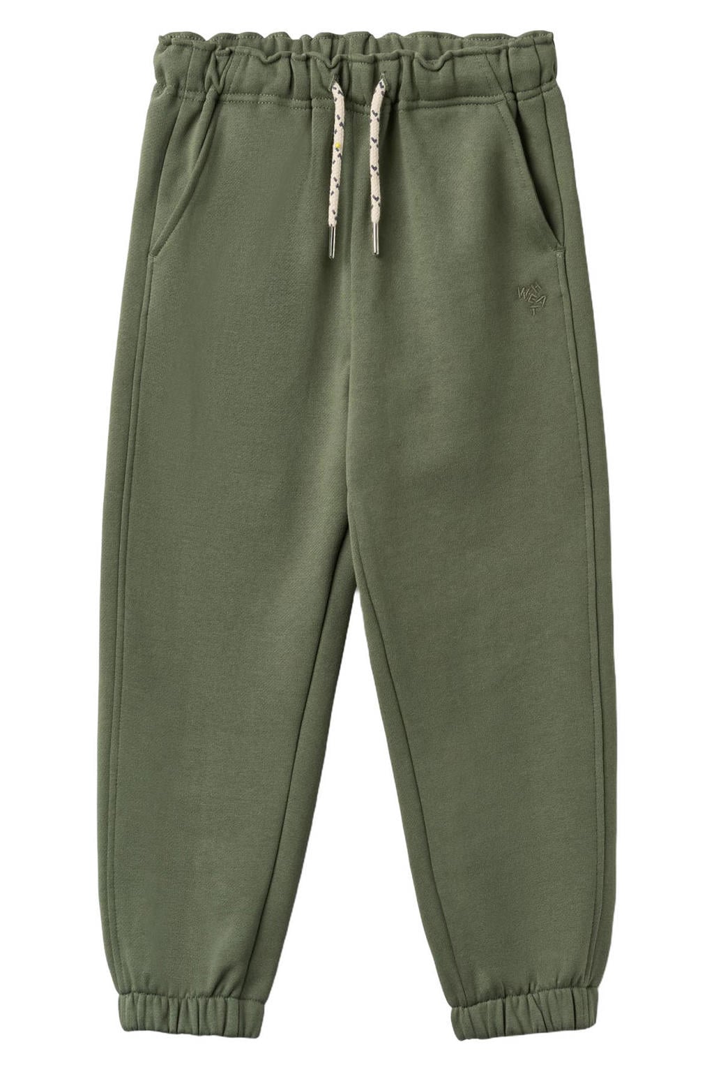 Wheat loose fit sweatpant - groen