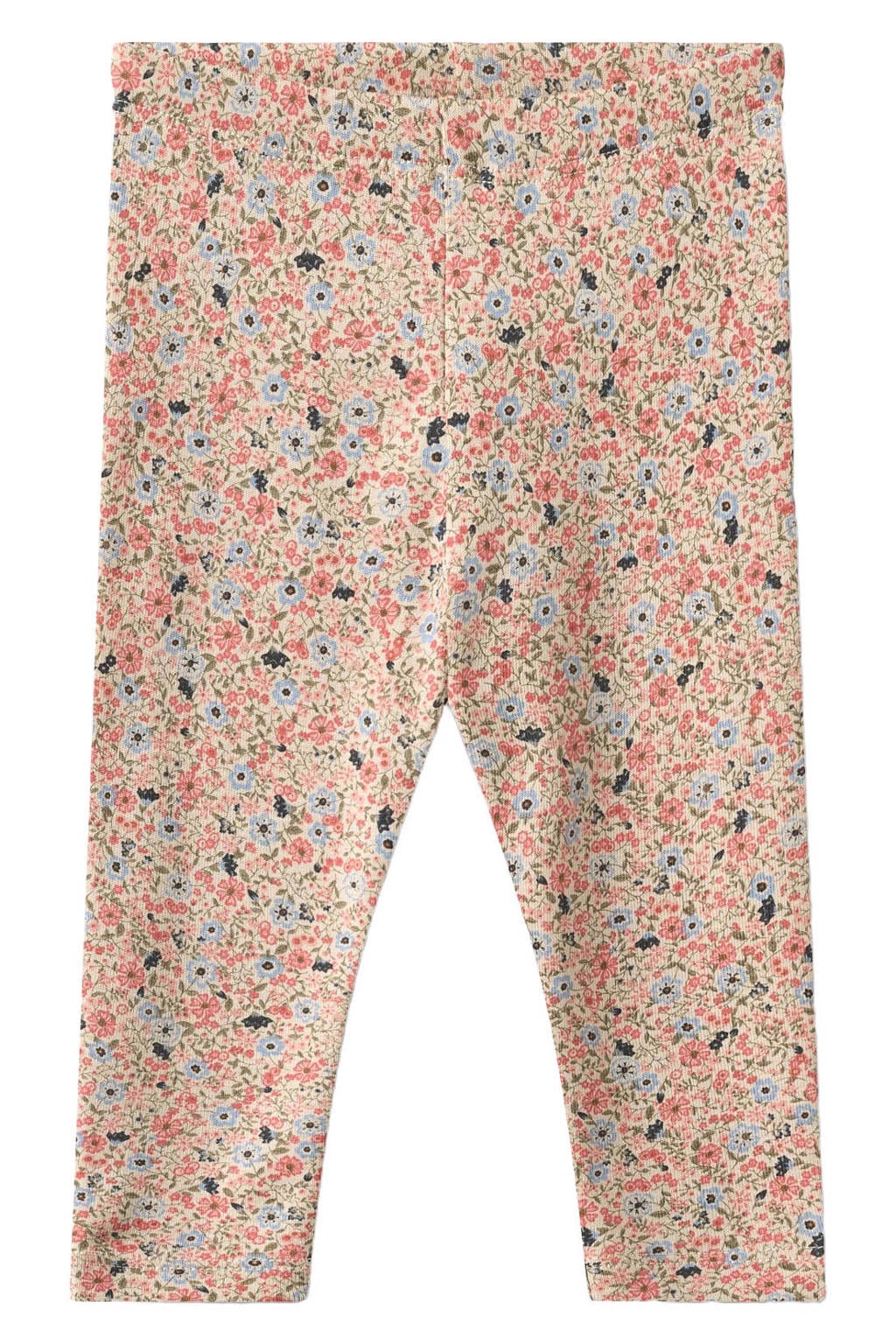 Wheat gebloemde legging - roze/lichtblauw