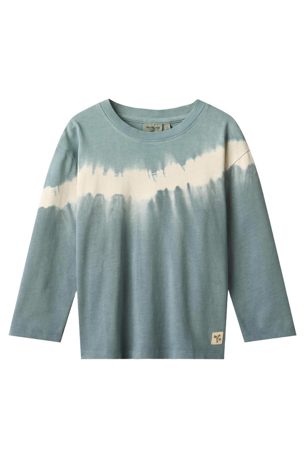 Wheat longsleeve - blauw/beige