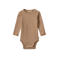 Wheat katoenen gestreepte romper - bruin/beige