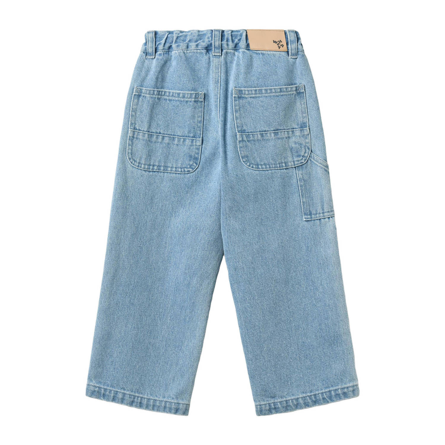 Wheat Felix regular loose fit jeans lichtblauw