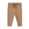 Wheat katoenen gestreepte babybroek - bruin/beige