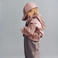 Wheat gebloemde regenjas - beige/roze