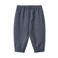 Wheat katoenen loose fit babybroek - grijsblauw