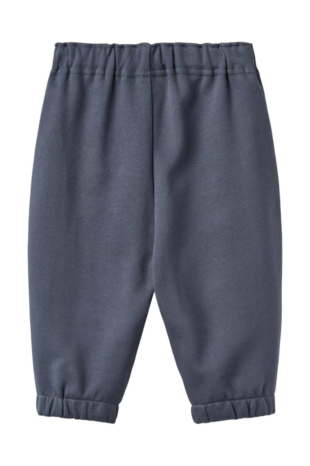 Wheat katoenen loose fit babybroek - grijsblauw