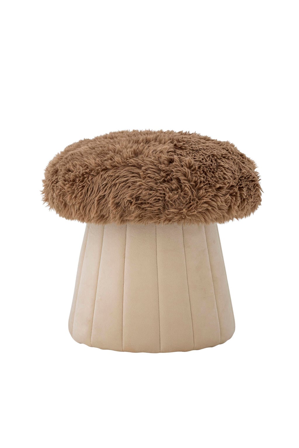 Bloomingville Mini poef Bertil bruin