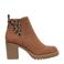 ONLY Onlbarbara Noos chelsea boots met blokhak - cognac/panter