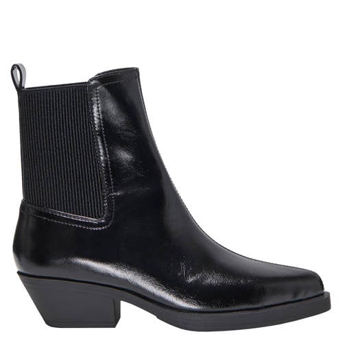 ONLY Onlbronco-9 western lakleren chelsea boots zwart
