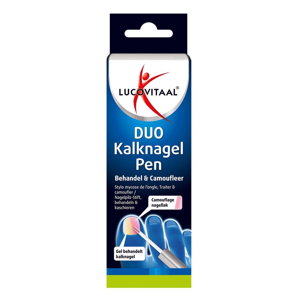 Lucovitaal Kalknagel Pen DUO Behandel & Camoufleer 2x 4ml