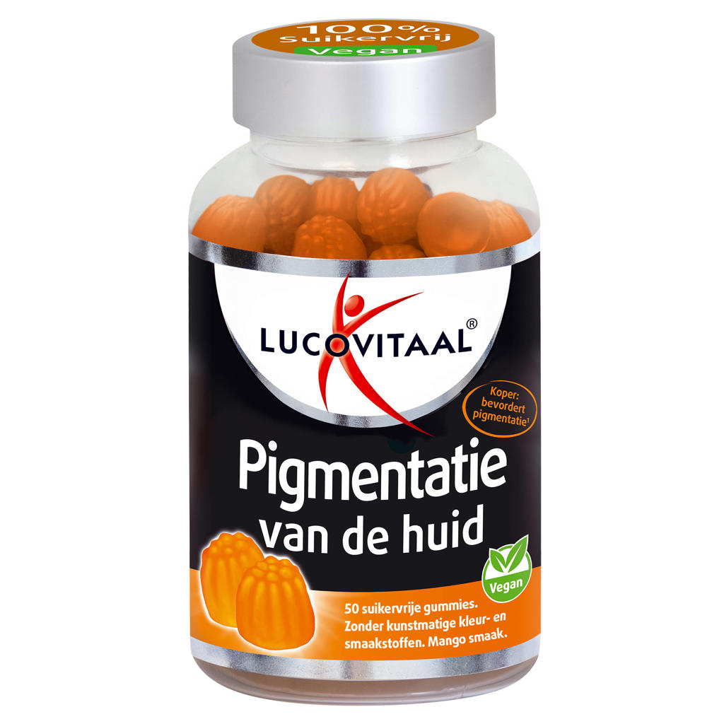 Lucovitaal Pigmentatie van de huid 50 gummies