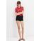 Mango gestreepte polo - rood