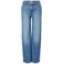 PIECES Pcsilke Mw Wide Jeans Mb Noos wide leg jeans - blauw