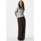 PIECES wide leg jeans - bruin