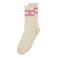 Alfredo Gonzales sokken Athletic Stripes ecru/roze