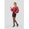 Anytime mini rok met pailletten rood