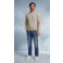 Vänner regular fit sweater met backprint - rainy day