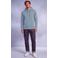 Vänner regular fit hoodie met backprint - blauw