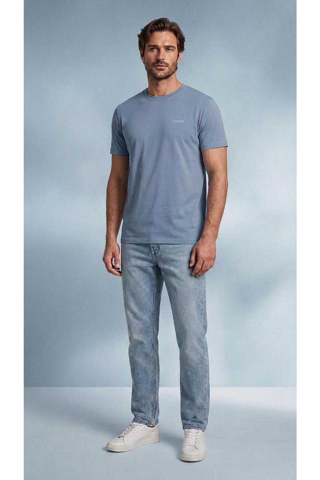 Vänner regular fit T-shirt met backprint - flint stone