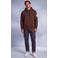 Vänner relaxed fit sweater met backprint - bruin