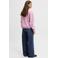 JJXX rechtvallende sweater met tekst - roze