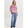 JJXX rechtvallend T-shirt met print - roze