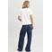 JJXX rechtvallend T-shirt met print - ecru