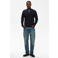 Matinique regular fit gebreide trui - donkerblauw