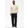 Matinique katoenen regular fit gebreide trui - offwhite