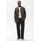 Matinique regular fit overshirt - donkerbruin