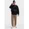 Redefined Rebel oversized gebreide trui met tekst - zwart