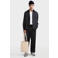 Redefined Rebel relaxed fit overhemd met krijtstreep - grijs
