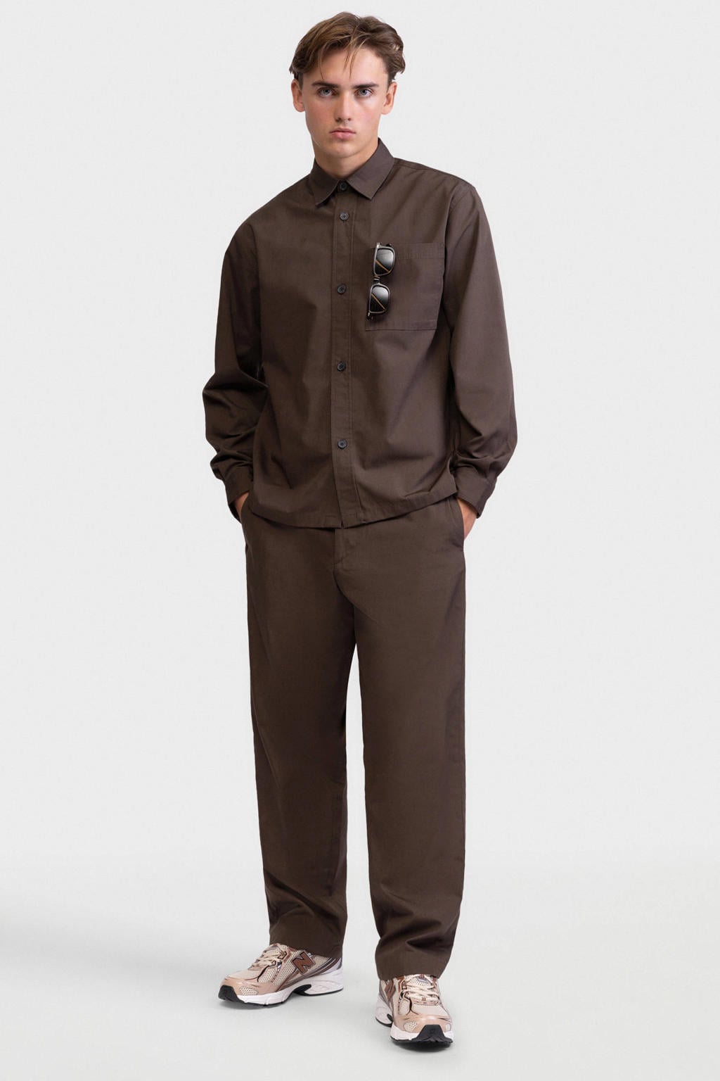 Redefined Rebel regular fit pantalon - bruin