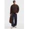 Redefined Rebel oversized gebreide trui - donkerbruin
