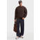 Redefined Rebel oversized gebreide trui - donkerbruin