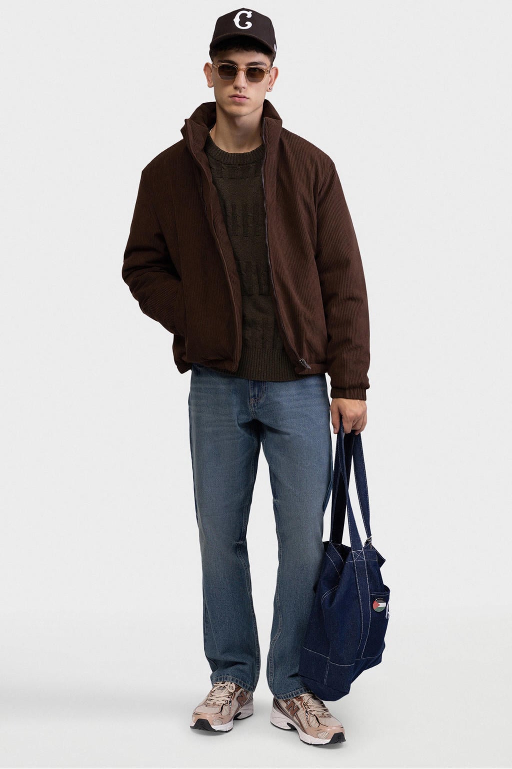 Redefined Rebel corduroy tussenjas - molé