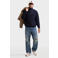 Redefined Rebel regular fit gebreide trui - donkerblauw