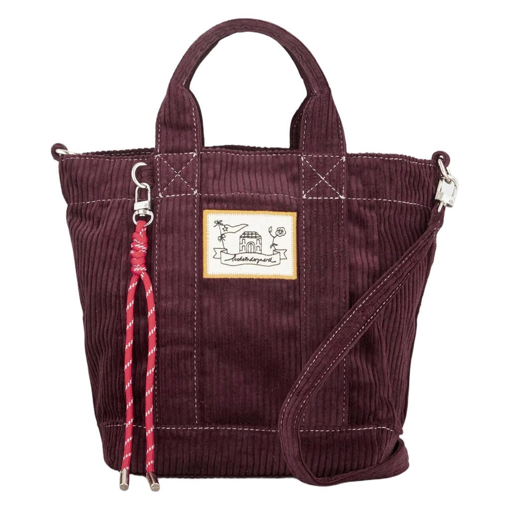 BECKSÖNDERGAARD corduroy mini shopper Gene bordeauxrood
