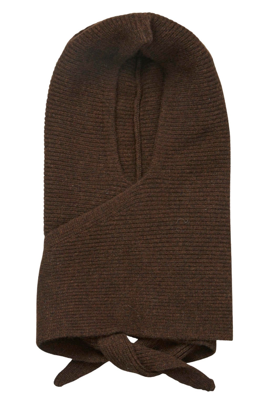 BECKSÖNDERGAARD wollen balaclava donkerbruin
