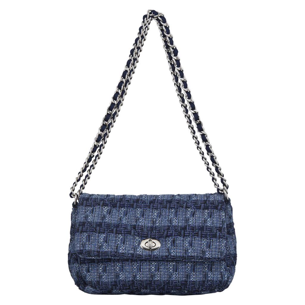 BECKSÖNDERGAARD denim schoudertas Weava Hollis blauw