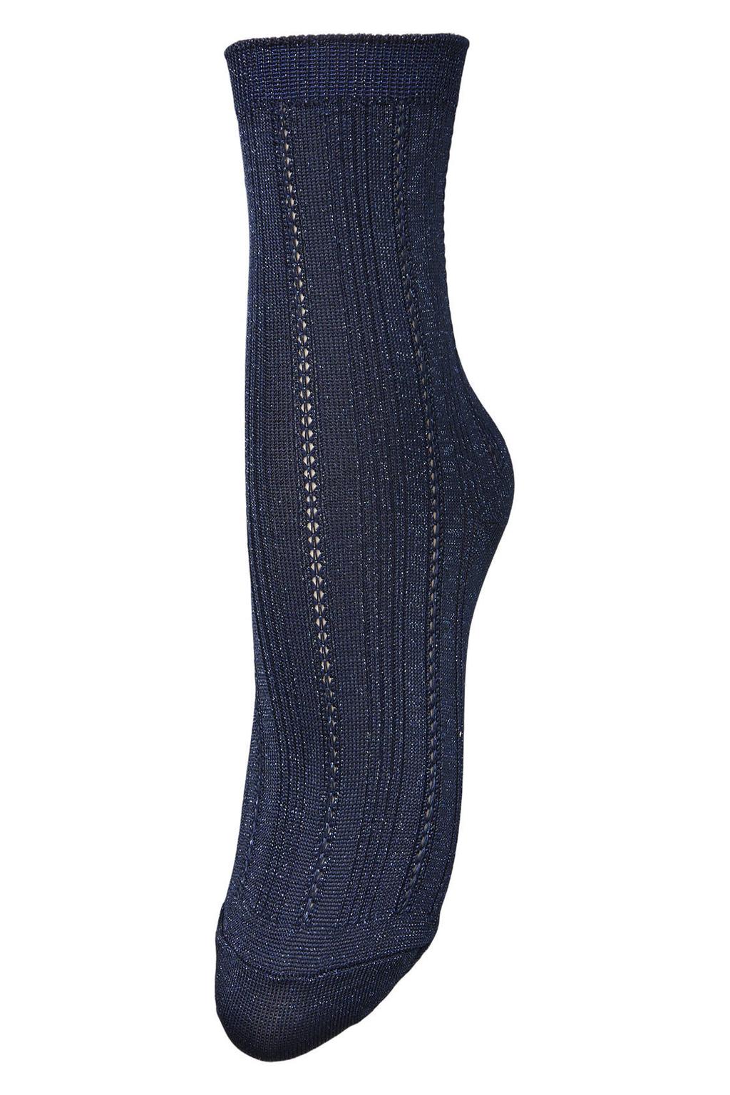 BECKSÖNDERGAARD sokken Drake met glitters donkerblauw