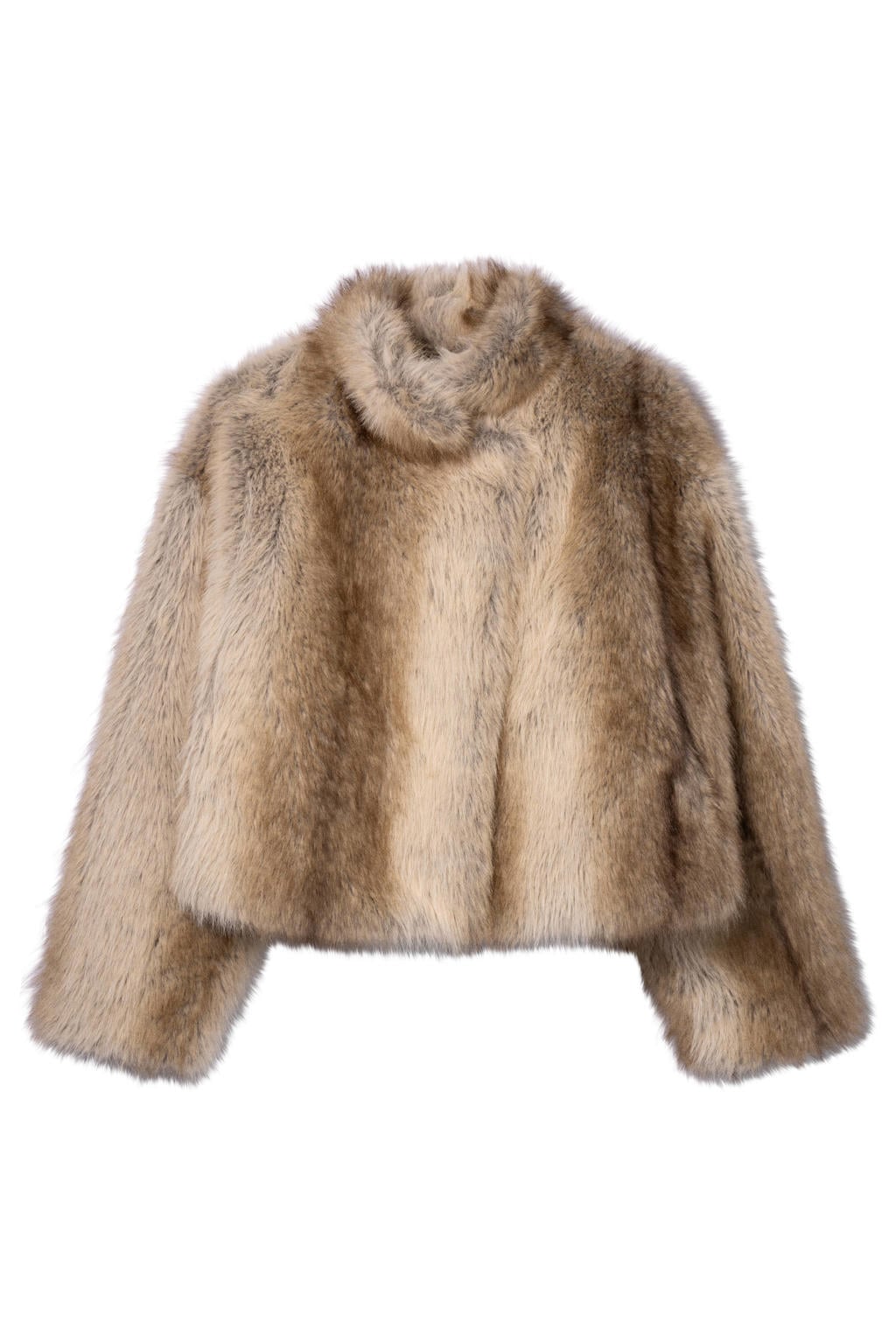 Studio AR by ARMA imitatiebont faux fur winterjas - bruin