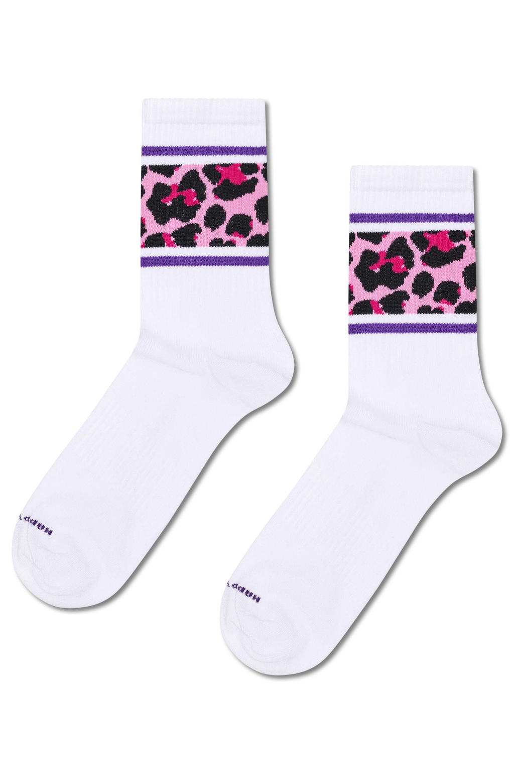Happy Socks sokken Leo Stripe wit