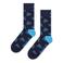 Happy Socks sokken Bike donkerblauw