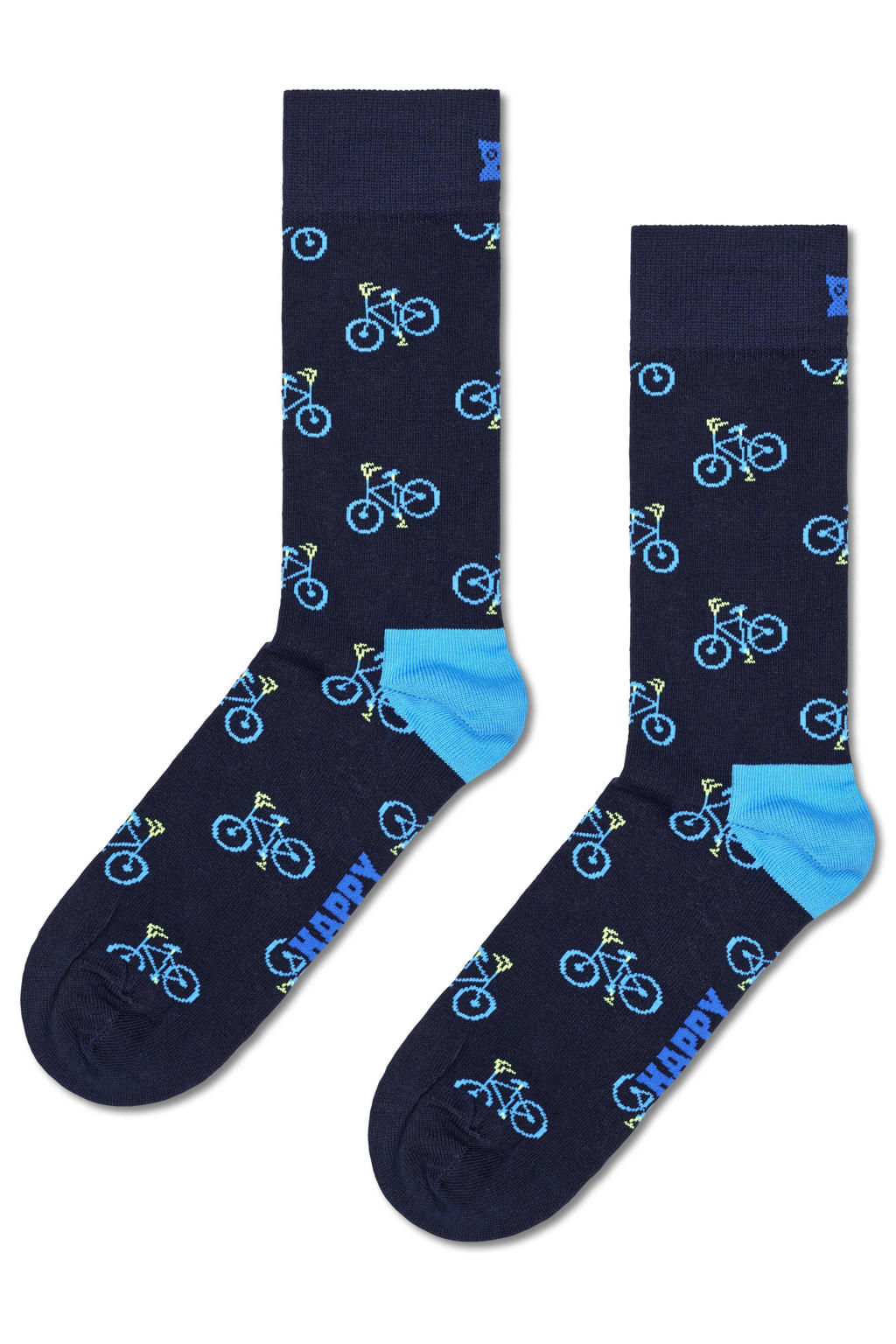 Happy Socks sokken Bike donkerblauw