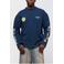 Equalité oversized longsleeve met backprint - donkerblauw/geel